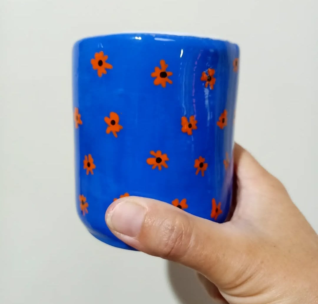 Pottery tumbler/ Keep Cup & 2 Christmas Decorations Saturday the 17th of October 3PM-5PM