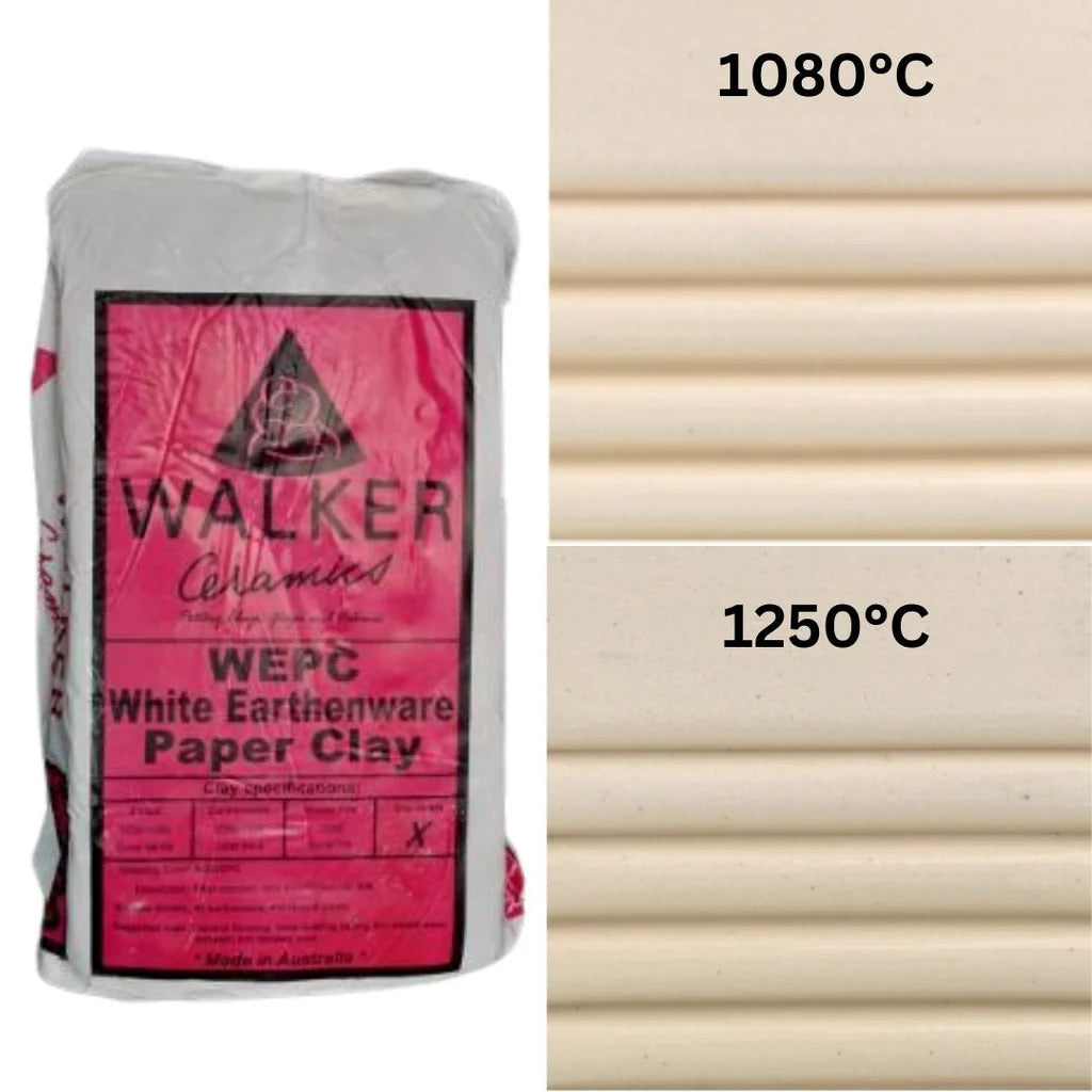 Walker Earthenware Midfire Paper Clay WEPC 10kgs