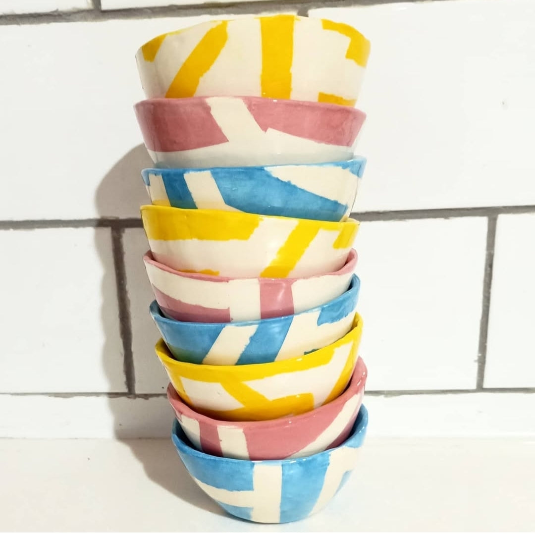 Pottery Platter & set of 3 Dip Bowl Workshop Saturday the 30th of August 3PM-5:30PM