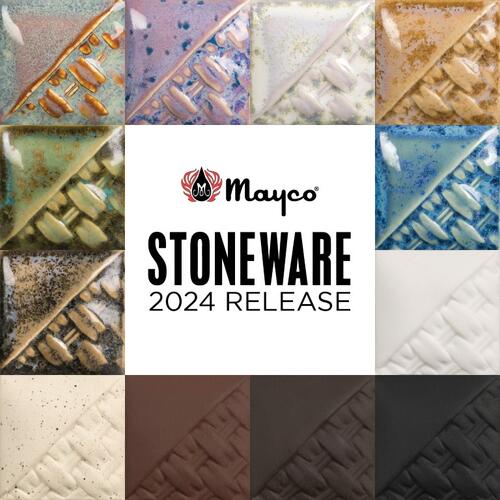 Mayco Stoneware Mid Fire brushable Glazes 472ml