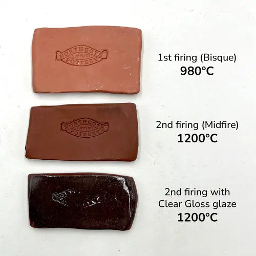 NPS Clayworks Mahogany Midfire Pottery Clay 10kgs