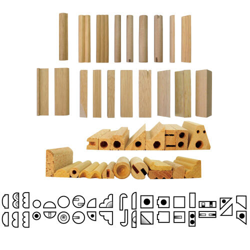Wood Stamps 60mm Set of 19