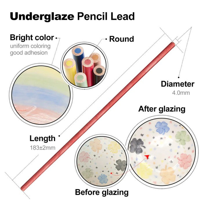 Leadur Underglaze Pencil (900C-1300C)
